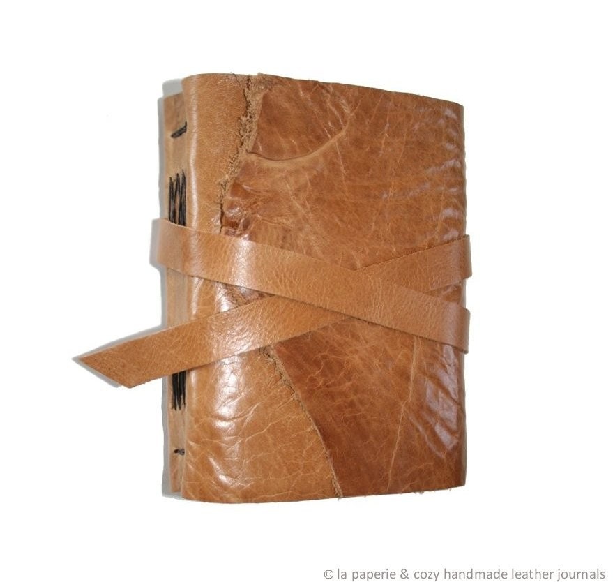 Leather Journal . Longfellow: "The love of learning,  sequestered nooks,  all the sweet serenity of books."  handmade handbound (320 pgs)