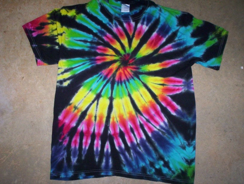 2XL Spiral Short Sleeve Tie Dye