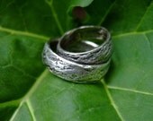 Stone Stone, set of fine silver rings MADE TO ORDER