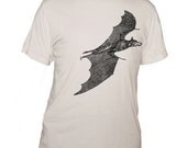 FLYING FOX (Bat) - Organic Cotton Unisex Crew Tshirt