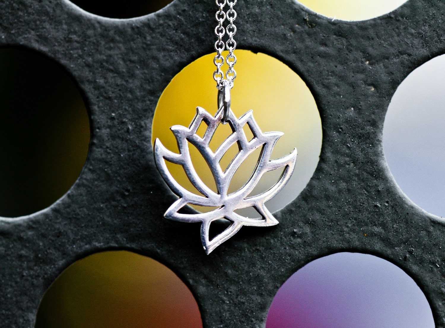 Water Blossom- Lotus Necklace