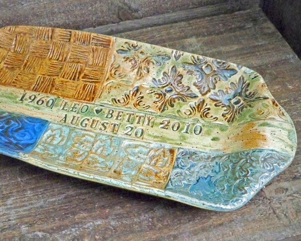 Personalized Anniversary Platter - Made To Order