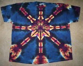 4XL Kaleidoscope Short Sleeve Tie Dye