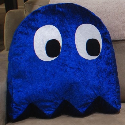 Pacman Ghost Plush Pillow Cushion