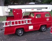 Tonka Pressed Steel Snorkel Fire Truck