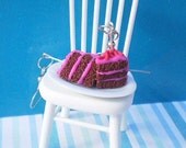 Have a Piece of Chocolate Cake Earrings