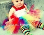 Tutu, Rainbow, Halloween Costume, Free tulle bow, infant, baby, girl, Rainbow Lollipop Costumes, tutus