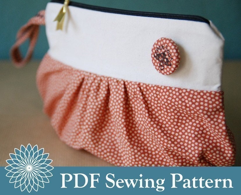 QUICKIE Clutch Handbag PDF Sewing Pattern