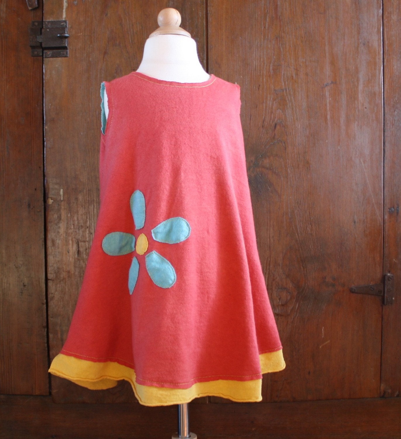 organic reversible daisy dress