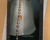 Hang in There Greeting Card with Ladybug Image