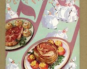 Vintage Cookbook 1940s Medley of MEAT RECIPES Booklet Advertising Ephemera
