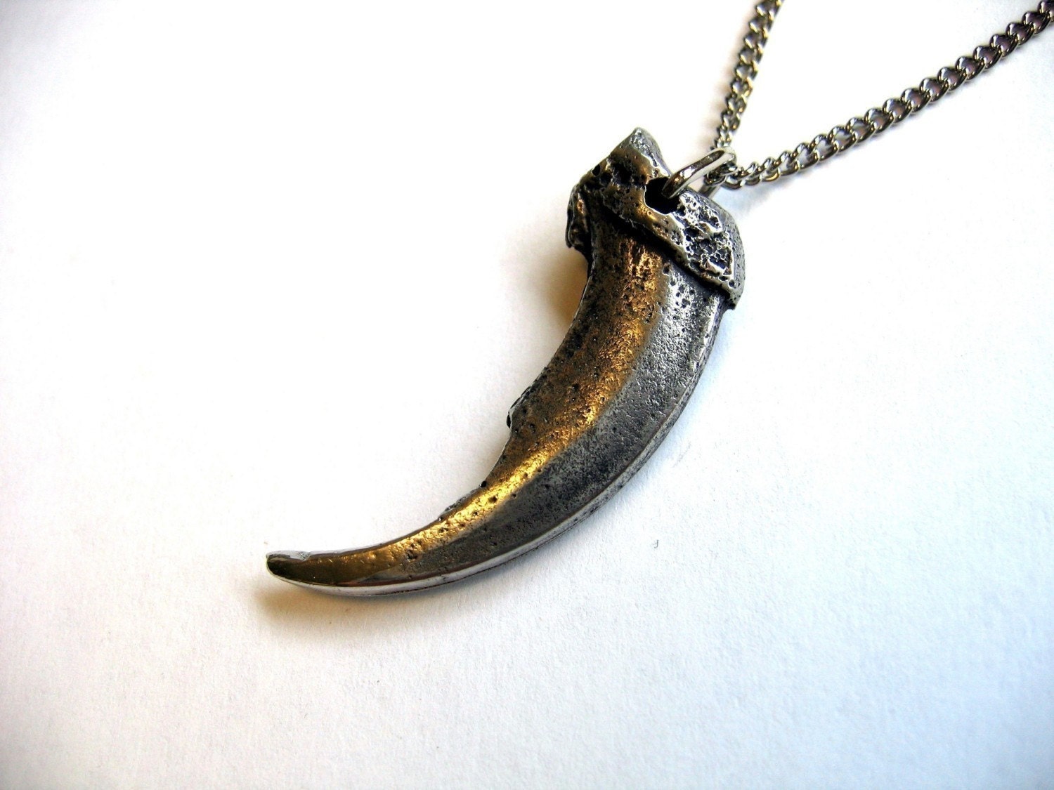 Wolf Claw Necklace - Antique Silver Finish