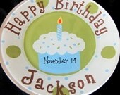 Personalized Cupcake Plate by Tanner's Touch