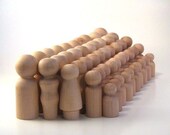 Ten Families of Five - Paint Your Own Wood Dolls