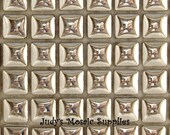 Silver Glazed Ceramic Squares Tesserae Mosaic Tiles - 100 3/8 Inch Tiles