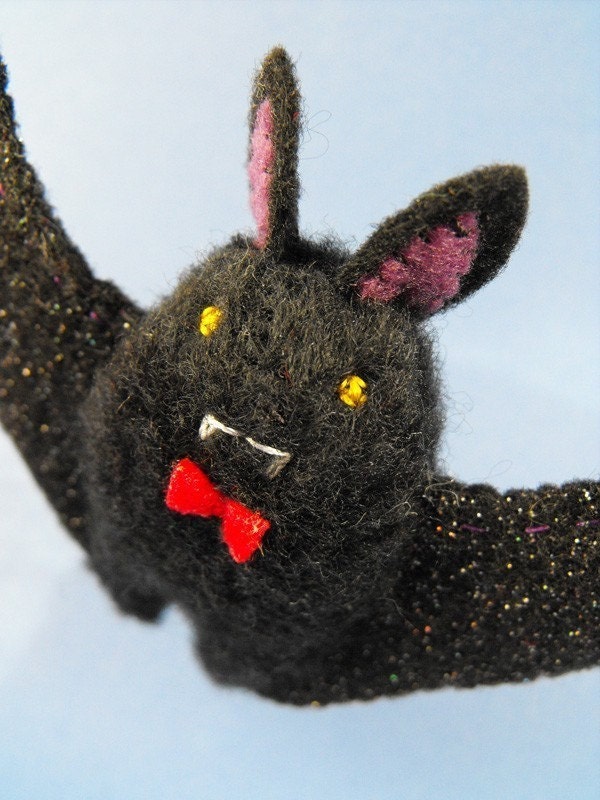Eduardo the Vampire Bat - Small Felt Plush