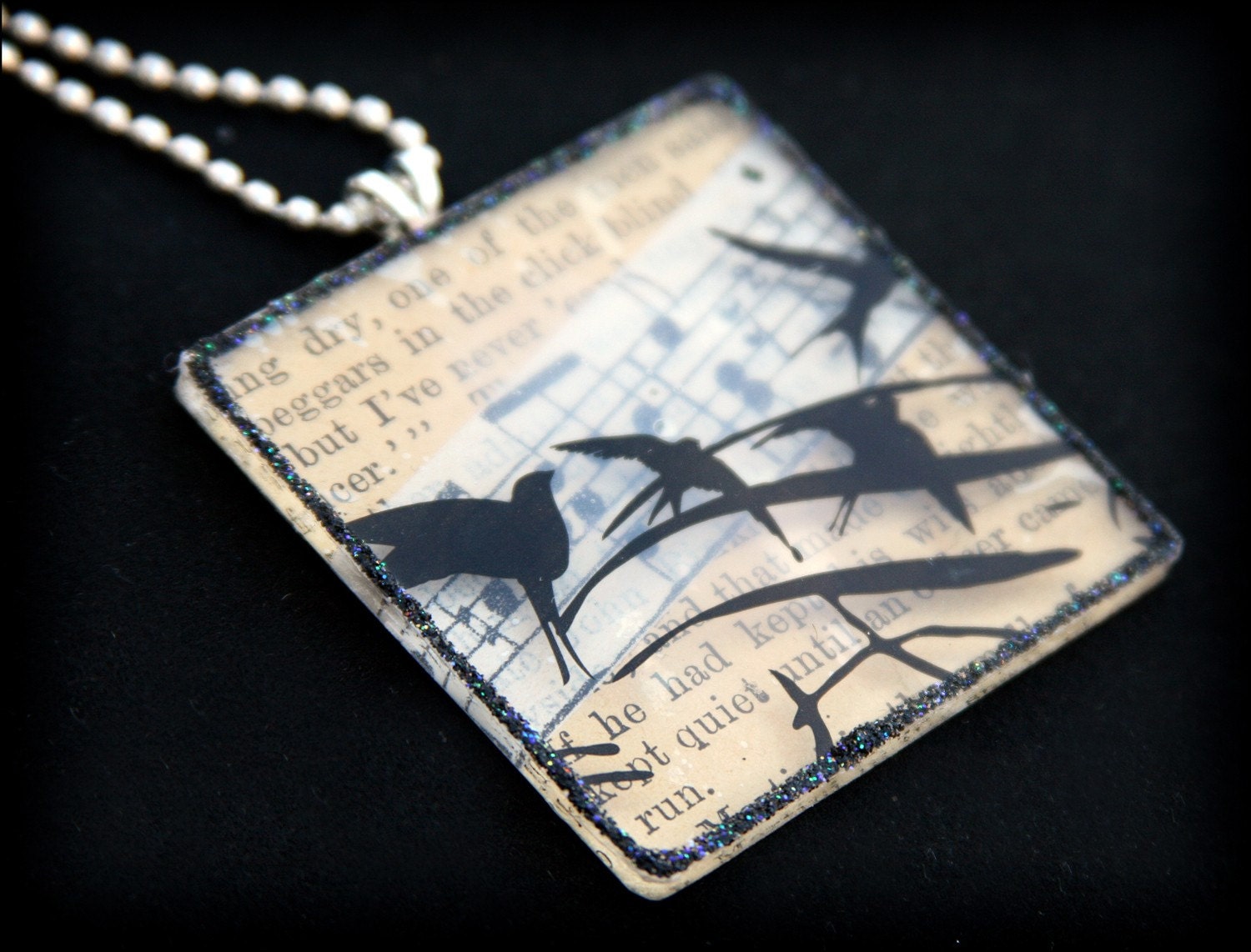 Birds in Flight Necklace