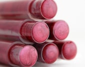 Raspberry Red Lipstick - BITTEN Mineral Lipstick - Deep Raspberry Red Colored Lip Gloss