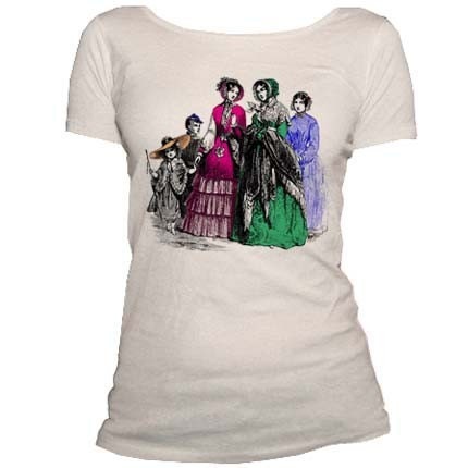 THE LOVELY ONES (multi-color)  - Organic Cotton Scoop Neck Tshirt