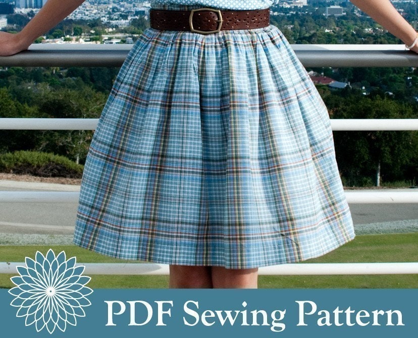 FLEURETTE Bubble and Summer Skirt PDF Sewing Pattern