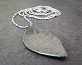 Autumn Leaf Necklace Pendant