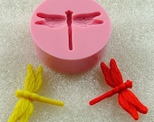 Dragonfly Flexible  Mold/Mould (21mm) for Crafts, Jewelry, Scrapbooking  (wax, soap, resin,  pmc,  polymer clay) (116)
