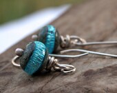 lampwork bead earrings