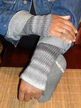 Hand Knit Wrist/Arm Warmers - Free Shipping on these Warmers