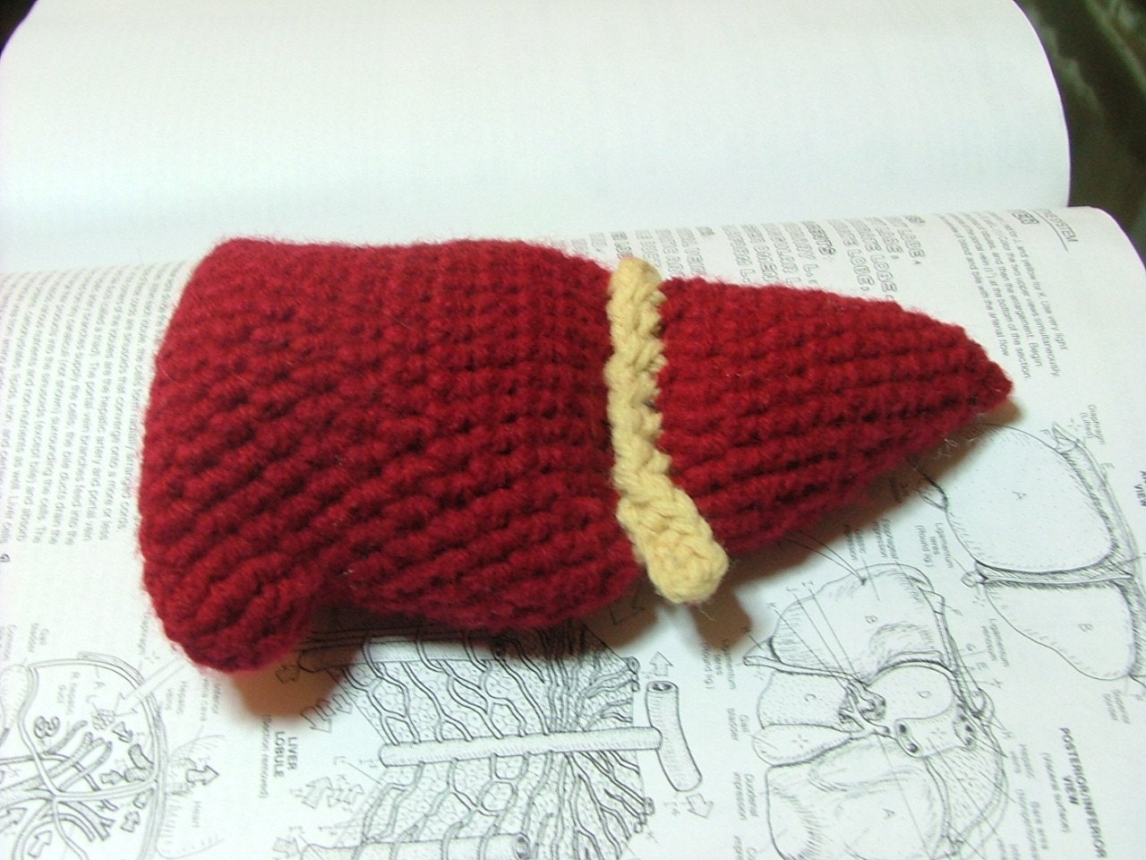 Pattern, Crochet Plush Liver
