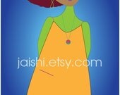Original  Fine Art Print - Giclee -  LARGE 13in x 19in