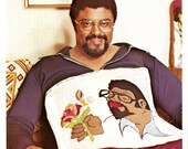 Vintage Book Needlepoint For Men by Rosey Grier - Autographed by the NFL Pro Football Legend Himself - 70s Hardcover DIY Arts & Crafts