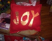 Joy Christmas Pillow