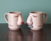 Vintage Mustache Coffee Mugs