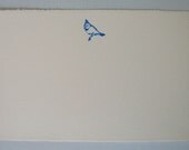 Letterpress Bird Notecards set of 4