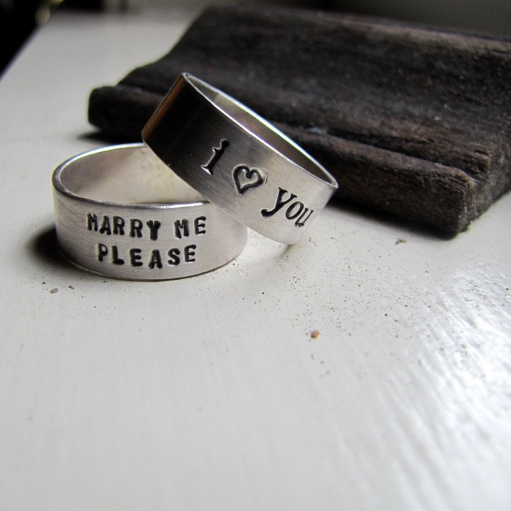 Promise Ring of Sterling Silver