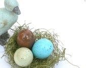 Cascarones (Confetti Eggs), FIVE DOZEN, Blue, Brown, and Green With Speckles