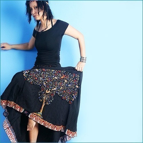 little buddha maxi skirt (Q1004)