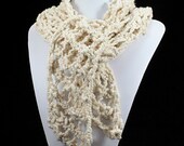 Lace Scarf - EcoCessory Organic Cotton Lace Scarf - Cream