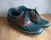 Mallard Green Ankle Rain Boots - Size 7