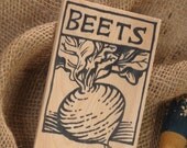 Hand-DRAWN Garden Marker for Beets