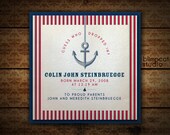 Little Sailor - Vintage Baby Birth Announcement Deposit