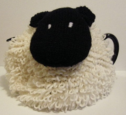 hand knitted  tea cosy/cozy