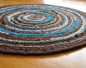 EKRA Custom Rug Round Crochet 3 feet in diameter