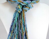 Northern Lights EcoCessory Skinny Scarf - Vegan, Eco Friendly