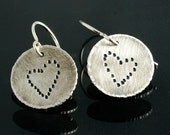 Heart Sterling Silver Earrings