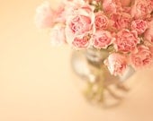 roses,pink roses bouquet,shabby chic decor,feminine print,romantic print,cottage wall art,floral art print,soft and pale home decor