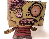 Undead Paper Toy Zombie 3D Paper Doll Craft Cut and Fold Monster by Agorables free shipping in U.S.