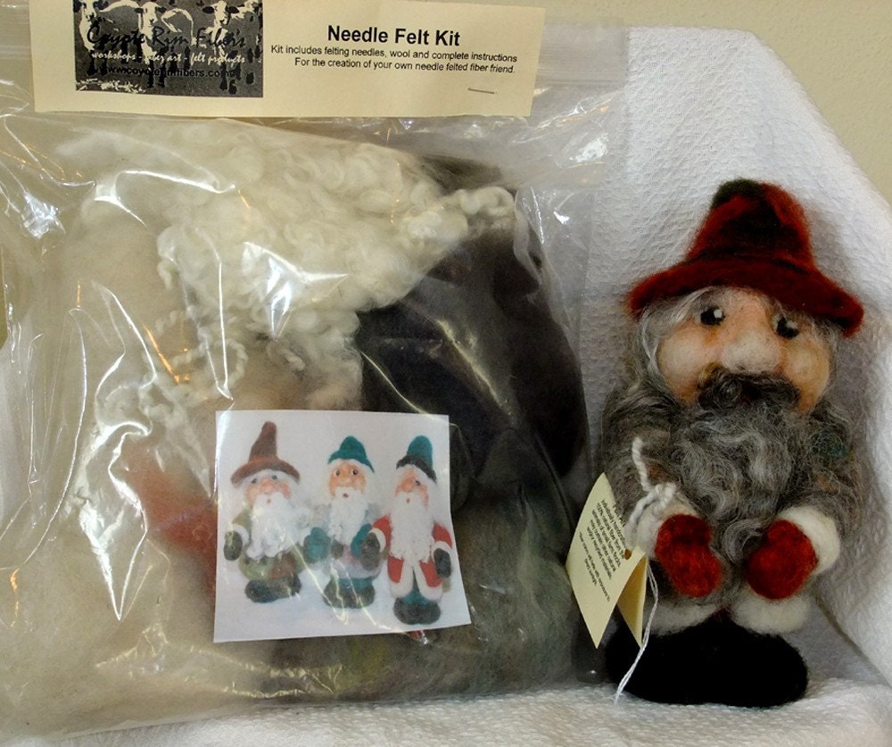 Needle Felt Gnome Kit