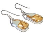 Picture Jasper Dangle Earrings set in sterling silver  epjj1471