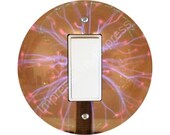 Plasma Ball Decora Rocker Switch Plate Cover